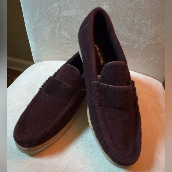 Stuart Weitzman Bromley Shearling Loafers - Picture 2 of 6